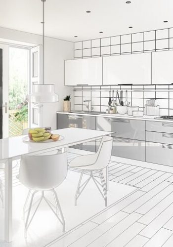Custom Kitchen Cabinets - 3d Plan